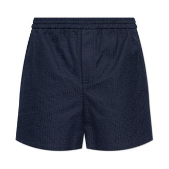 Balmain Casual Shorts, male, Blue, Size: 2XL Monogram shorts