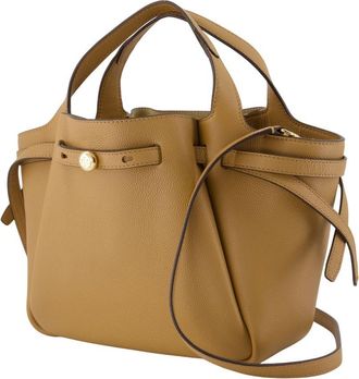 Tory Burch Womens Romy Shoulder Bag Brown Cowhide