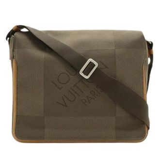 Louis Vuitton Pre-owned Cross Body Bags, female, Brown, Size: ONE SIZE Pre-owned Damier Geant shoulder bag