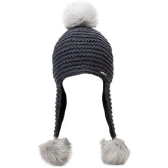 Everest Designs Womens Arctic Earflap Beanie Black