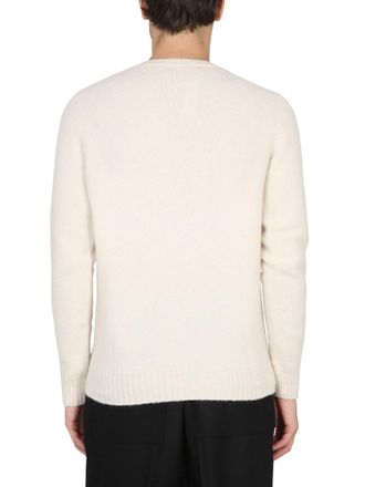 Drumohr Wool Crew Neck Sweater - White