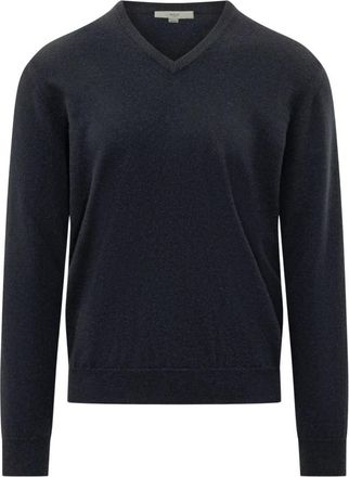 Malo V-neck Truien - Heren - V-hals truien - Blauw - 2XL - Truien & Vesten