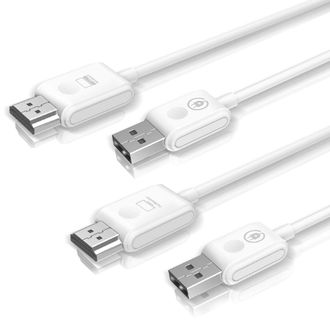OEM Kit Compacto De Transmisor Y Receptor Hdmi A Hdmi Inal&aacute;mbrico Mate2, Plug And Play, Proyecci&oacute;n De V&iacute;deo Y Audio 1080p A 60 Fps Para Pc, Port&aacute;til, C&aacute;ma