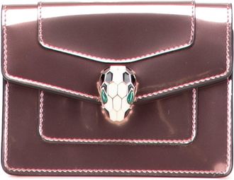 Bulgari Pink Leather Pouch (Pre-Owned)