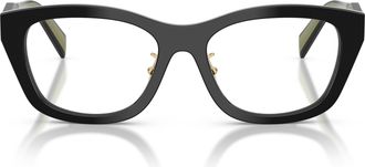 Prada 0pr D11vd Angular Cat-Eye Eyeglasses