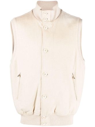 Brunello Cucinelli Gewatteerd jack - Beige