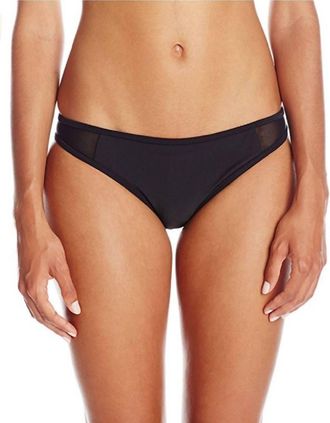 Minkpink Bottoms Up Sport Mesh Bikini Brief In Black
