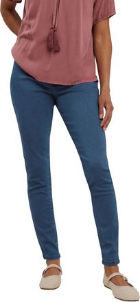 M&Co Womens Blue Mid Wash Stretch Jeggings - Womens