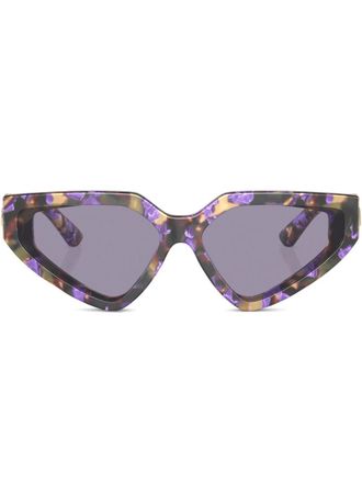 Dolce & Gabbana Eyewear Occhiali da sole Precious cat-eye - Blu