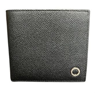 Bulgari Pre-owned Wallets, male, Black, Size: ONE SIZE Pre-owned Leather Short Wallet