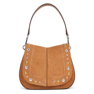 Gianni Chiarini Shoulder Bags, female, Beige, Size: ONE SIZE Helena Round Shoulder Bag