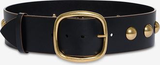 Chlo&eacute; Glatter Lederg&uuml;rtel Midnight - 5.5 cm