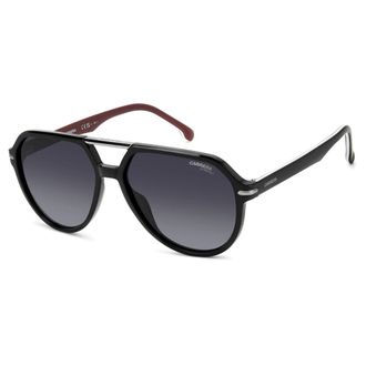 Carrera Sunglasses, male, Black, 58 MM, Black Burgundy Sunglasses Dark Grey Shaded