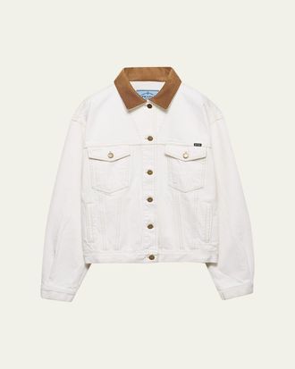 Prada Old Denim Blouson Jacket