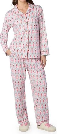 Two's Company Nutcracker Pajama In Pink
