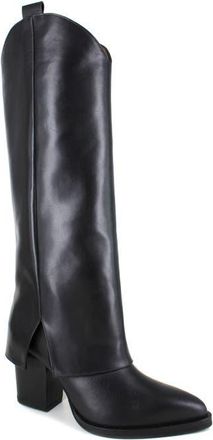 Ziginy Mauda Boot in Black Leather at Nordstrom, Size 10Us