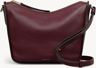Radley London Dark Cherry Medium Ziptop Cross Body Bag Oak Street SS26 Radley London