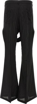 Rick Owens Mens Black Copper Flared Pants