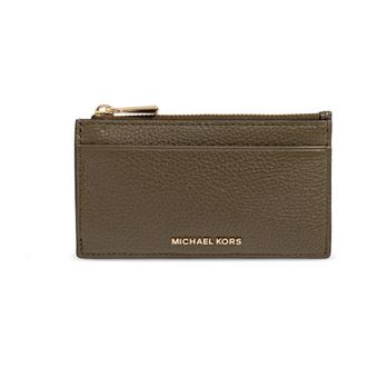 Michael Kors Accessoires, Dames, Groen, ONE Size, Leer, Jet Set Kaarthouder