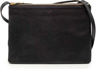 Celine Pre-owned Celine Large Lambskin Trio Crossbody W-SL-4158
