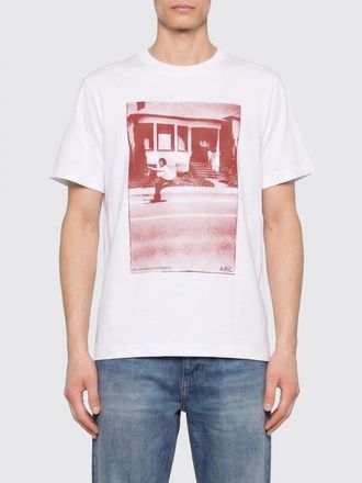 A.P.C. T-shirt in cotone stampata A. p.c