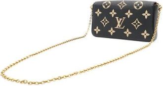 Louis Vuitton Pre-owned Pochette Felicie Monogram Empreinte 2way schoudertas - Dames - Vintage Schoudertas - Zwart - ONE Size - Leer - Vintage