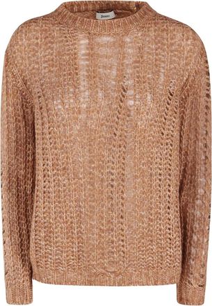 Herno openwork sweater - women - Fabric - S - Brown