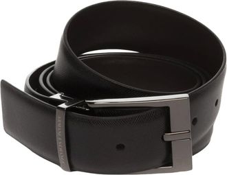A|X Armani Exchange Cintura Reversibile - - Accessories - Uomo - Marrone - ONE SIZE