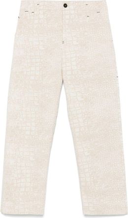 Jacquemus Pantaloni The Fernando de-Nîmes - Toni neutri