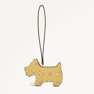 Radley London Honeycomb Leather Ziptop Purse Charm Radley Dog Floral SS26 Radley London