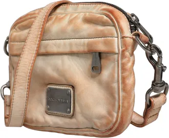 Dolce & Gabbana Beige Vintage Leather Logo Plaque Shoulder Borse Men Mens Bag