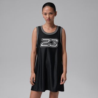 Nike Jordan Womens Jordan Flight Jersey Dress in Black | IF1122-010