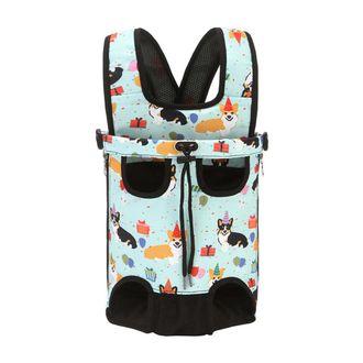 OEM Mochila Transporte Mascotas - Transpirable Resistente Desgarros - Para Caminata Randonn&eacute;e Ciclismo Moto - 1 Unidad