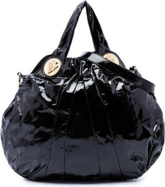 Gucci Pre-owned Hysteria - Dames - Vintage Handtas - Zwart - ONE Size - Leer - Vintage
