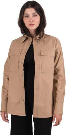 J.W.Anderson Slime Logo Oversized Shirt - Dames - Blazers - Beige - 2XS - Jassen