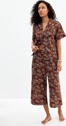 Miiyu Womens Tropical expression flowy pyjama set