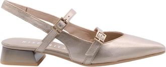 Hispanitas Ballerina Pumps - Dames - Pumps - Bruin - 37 EU - Leer - Schoenen