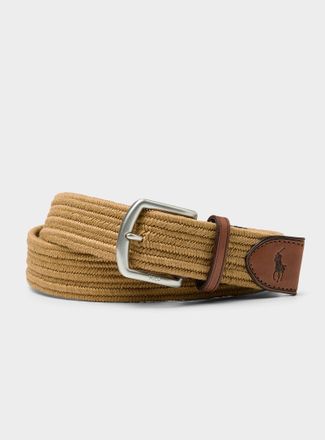 Polo Ralph Lauren Mens Colourful braided canvas belt
