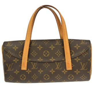 Louis Vuitton Sonatine Handbag Monogram Canvas Brown Canvas Handbag (Pre-Owned)