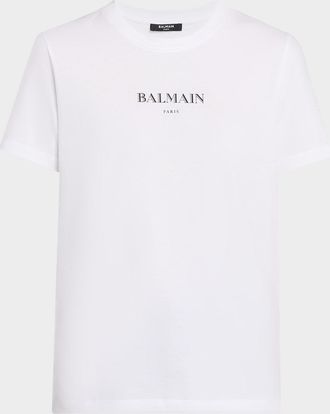 Balmain Logo Graphic Short-Sleeve T-Shirt
