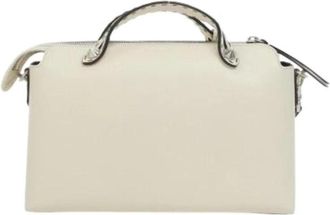 Fendi Pre-owned Vintage Handbag - Dames - Vintage Handtas - Beige - ONE Size - Leer - Vintage