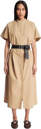 Jil Sander Womens Dress M/c Brown Belt - Tan Cotton - Size EU 40 (Womens)