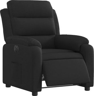vidaXL Vidaxl - Sill&oacute;n Reclinable El&eacute;ctrico De Tela Negro
