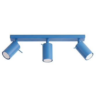 Sollux Lighting Plafone azul claro acero alt. 16 cm