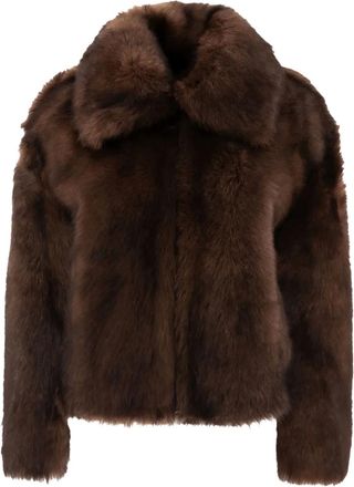 Break & Walk Giacca in shearling - Marrone