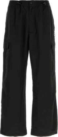 Kenzo Nylon Blend Cargo Pant - Heren - Straight fit broeken - Zwart - M - Nylon - Broeken