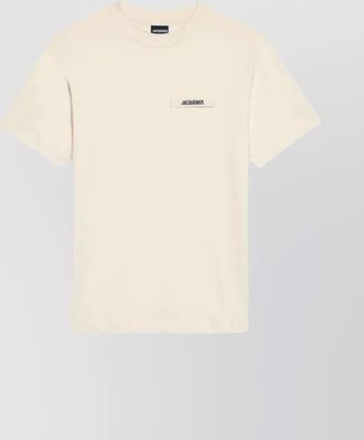 Jacquemus cotton logo patch t-shirt