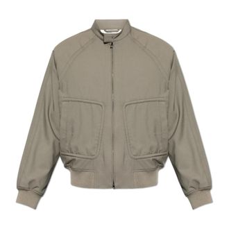 Emporio Armani Jacket met zakken - Heren - Bomber jackets - Grijs - M - Jassen