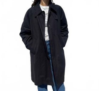 Palt&ograve; Terme Trench Coat In Black