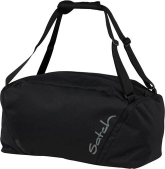 Satch Tassen, Heren, Zwart, ONE Size, Sportieve Duffle Tas Blackjack Zwart